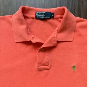 Vintage Polo by Ralph Lauren Coral Orange Polo Shirt Men’s M USA Made